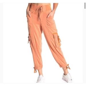 COPY - Free People orange cargo pants joggers semi charmed women's size XS